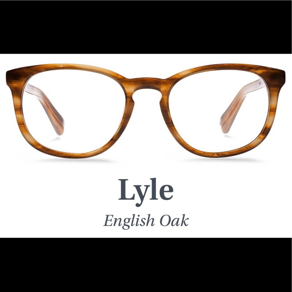 New Glasses in English Oak, Tortoise